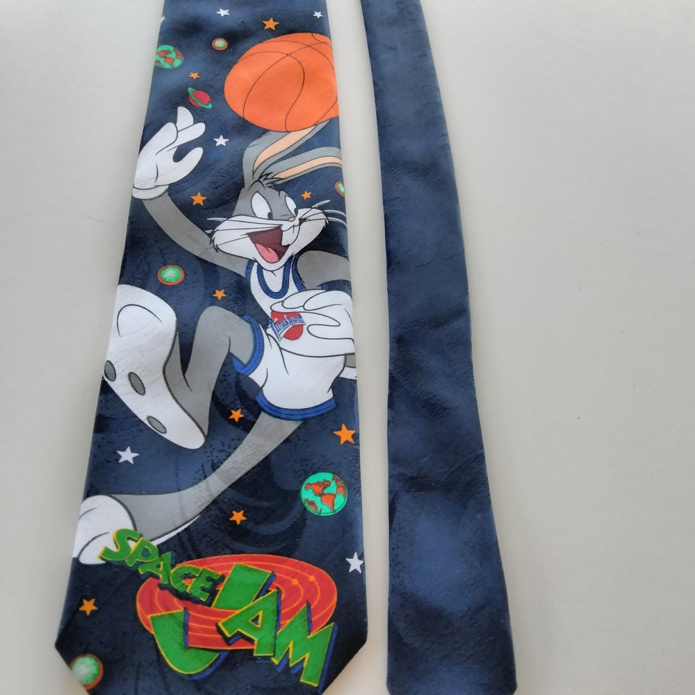 Space Jam Blue Tie